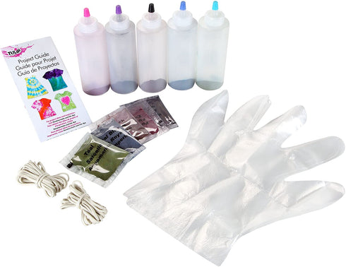 Tulip One-Step Tie-Dye Kit Carousel Colors Tie Dye, 59 Piece Set